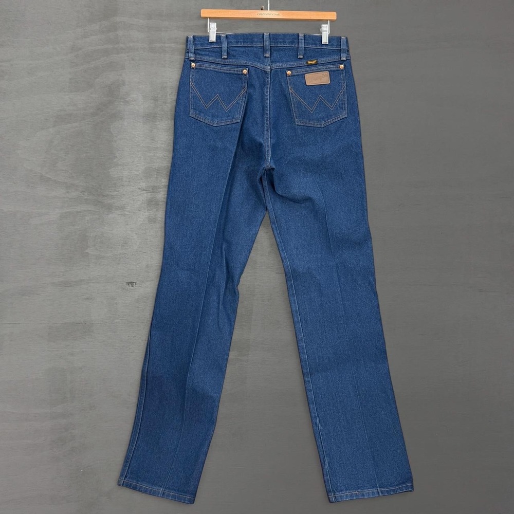 Wrangler 13MWZ Cowboy Cut Jeans Blue Denim Straight Leg 34 x 36